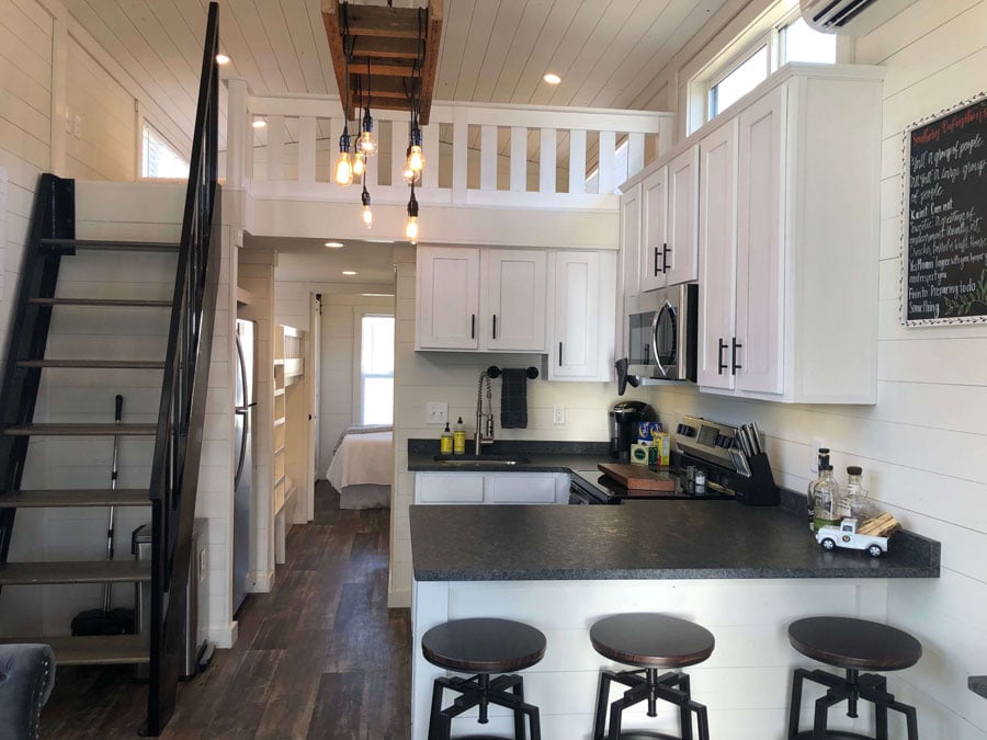 The Magnolia Tiny House kitchen