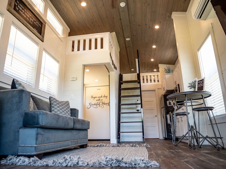 The Farmhouse Tiny Home Living Room