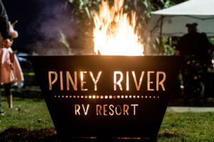 Fire pit piney river resort