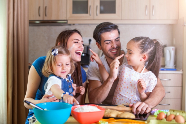 family baking