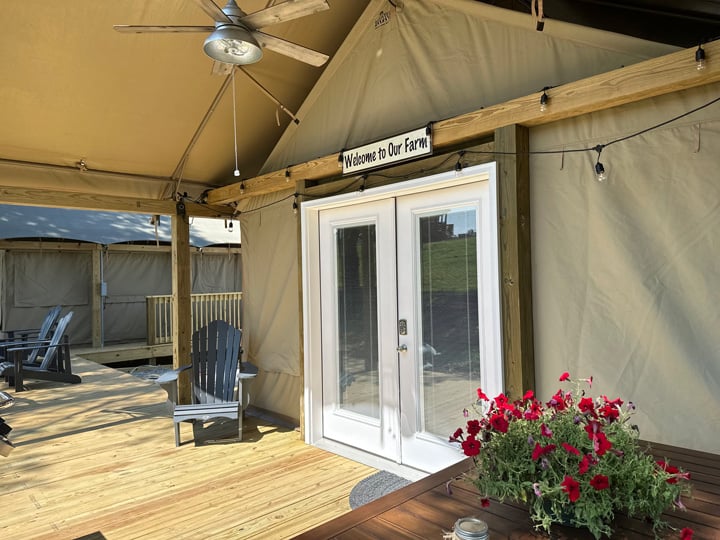 piney river resort glamping tents for rent