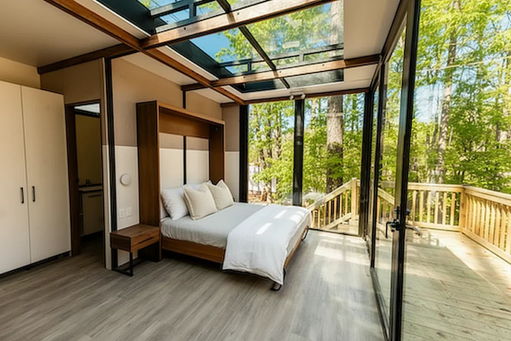 Glass Skylight Tiny Homes 63