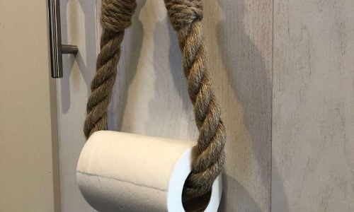 Tiny Home Stays 189 door hang toilet paper